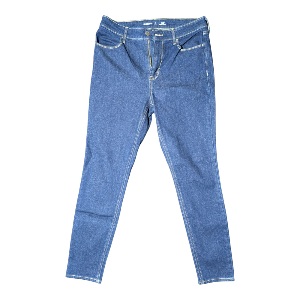 Old Navy -High Rise - Supper Skinny Blue Jeans -Size 8 Short - Women's Clothing
